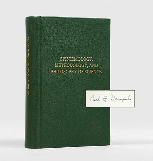 Epistemology, Methodology, and Philosophy of Science. Essays in honour of Carl G. Hempel on the Occasion of his 80th birthday, January 8th 1985. - ESSLER, W. K; H. Putnam; W. Stegmüller (eds.)