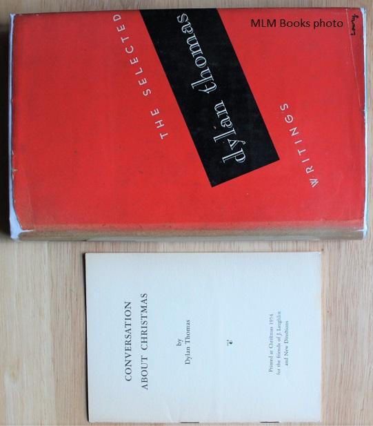 Dylan Thomas, Selected Writings / Conversation About Christmas Thomas, Dylan; Sweeney, John L. (intro.) [Satisfaisant] [Couverture rigide]