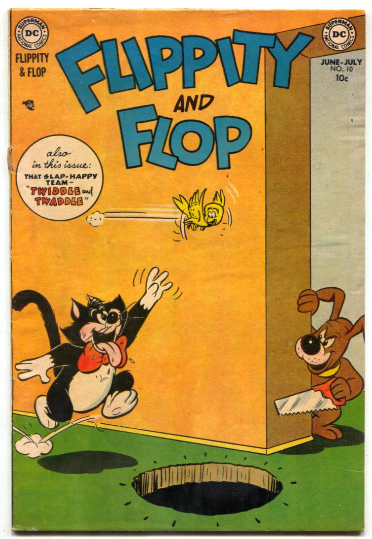 Flippity And Flop #10 1953- DC Funny Animal comic VG: (1953) Comic | DTA  Collectibles