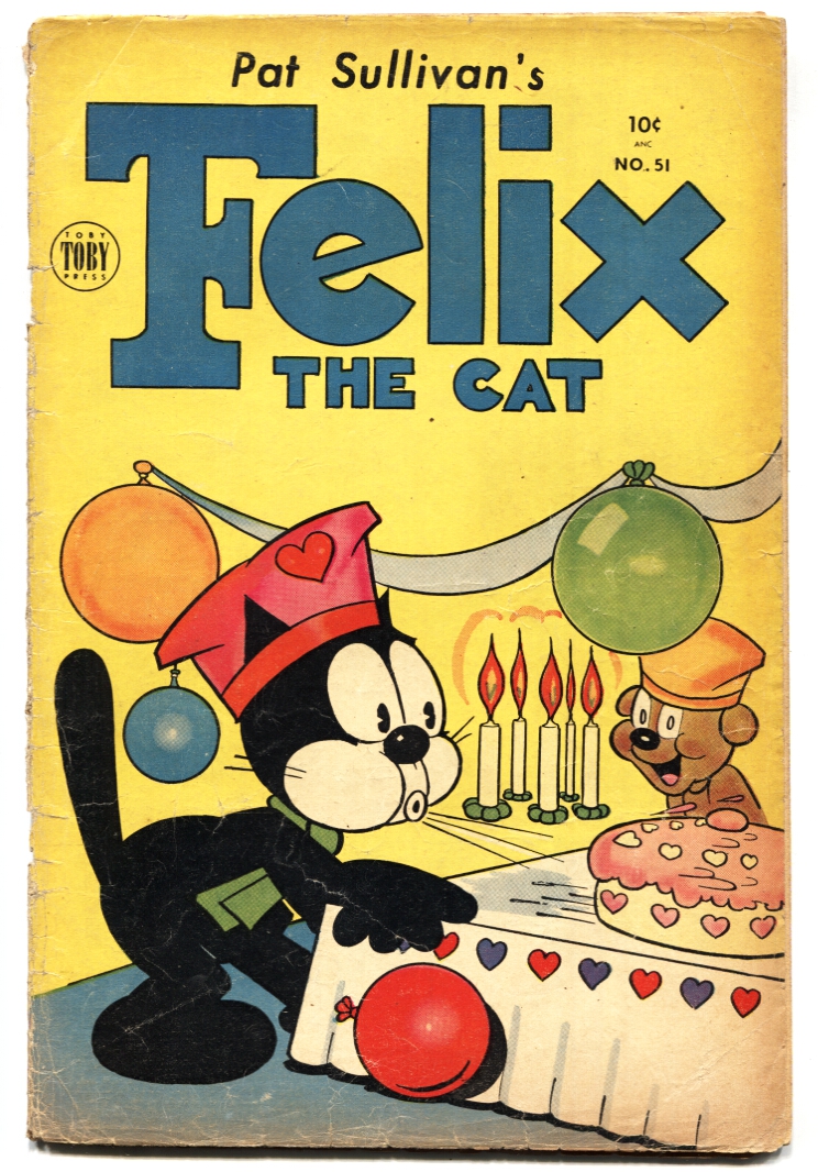 FELIX THE CAT #51 1954-TOBY-OTTO MESSMER ART-FUNNY ANIMALS-G: (1954) Comic  DTA Collectibles