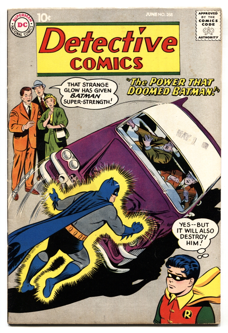 DETECTIVE COMICS #268 Martian Manhunter origin 1959 BATMAN ROBIN VF: (1959)  Comic | DTA Collectibles