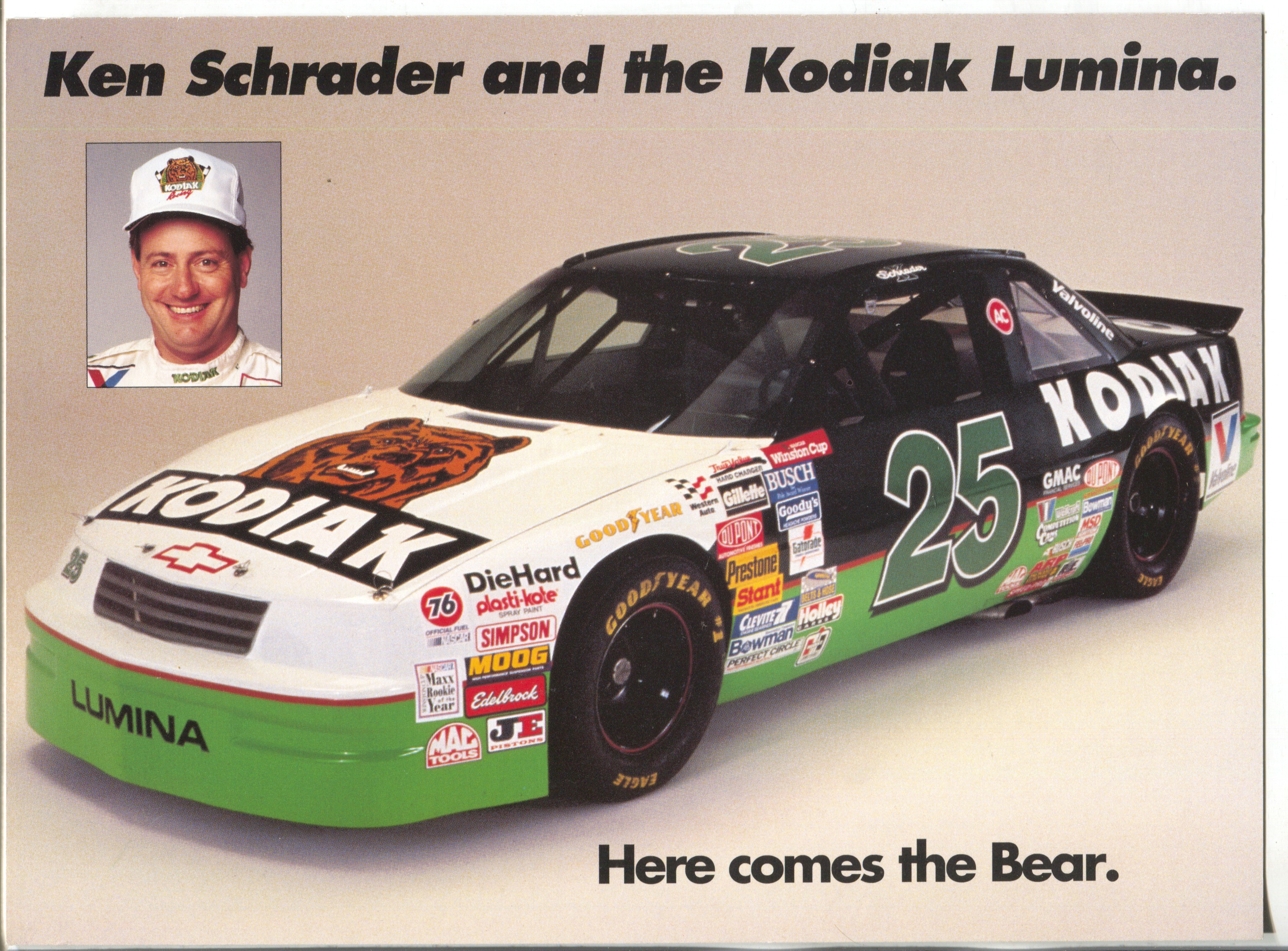 #25 Kenny Schrader Budweiser Chevrolet 1/25th 1/24th Scale Waterslide Decals