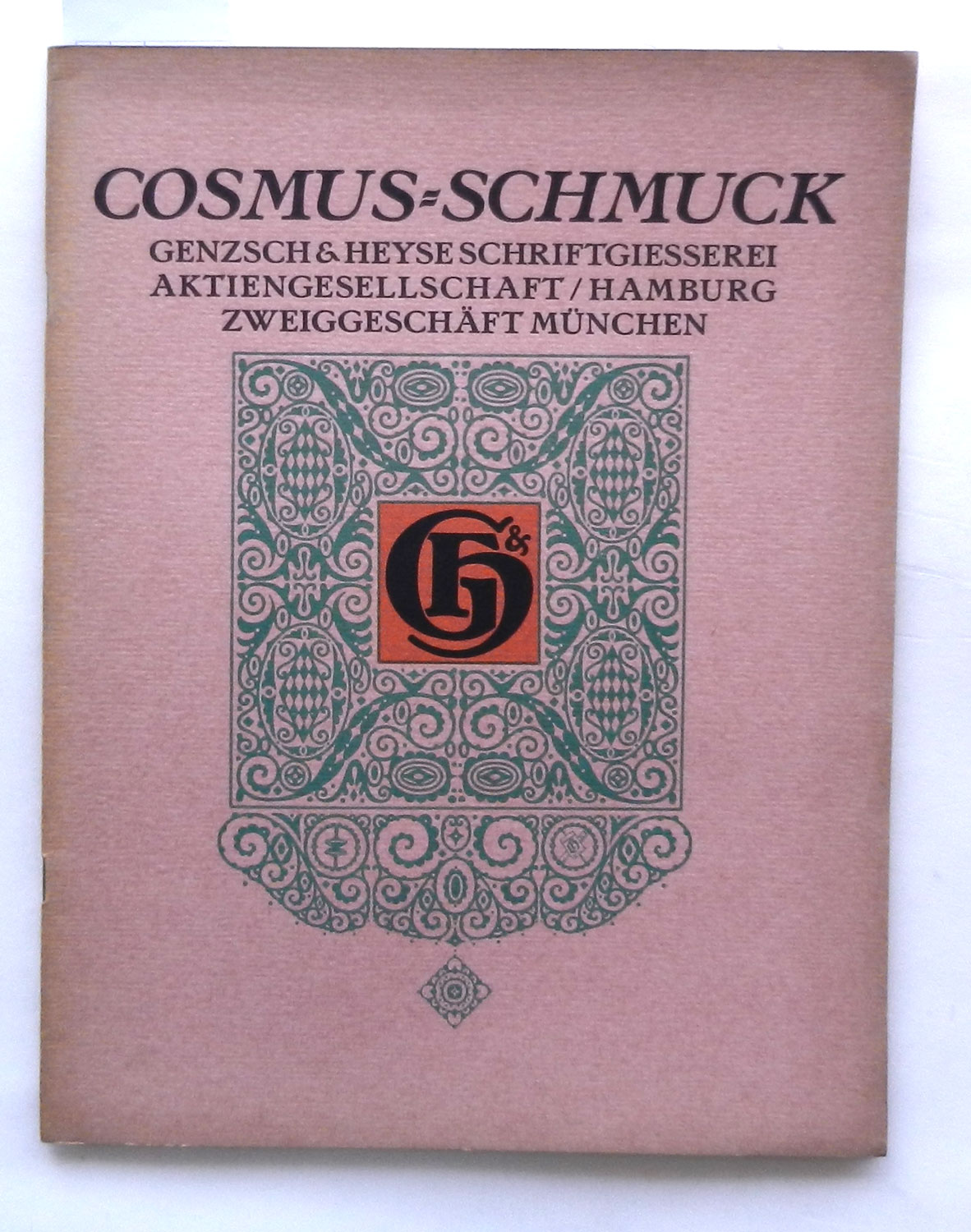 Cosmus-Schmuck. Genzsch & Heyse Schriftgiesserei Aktiengesellschaft