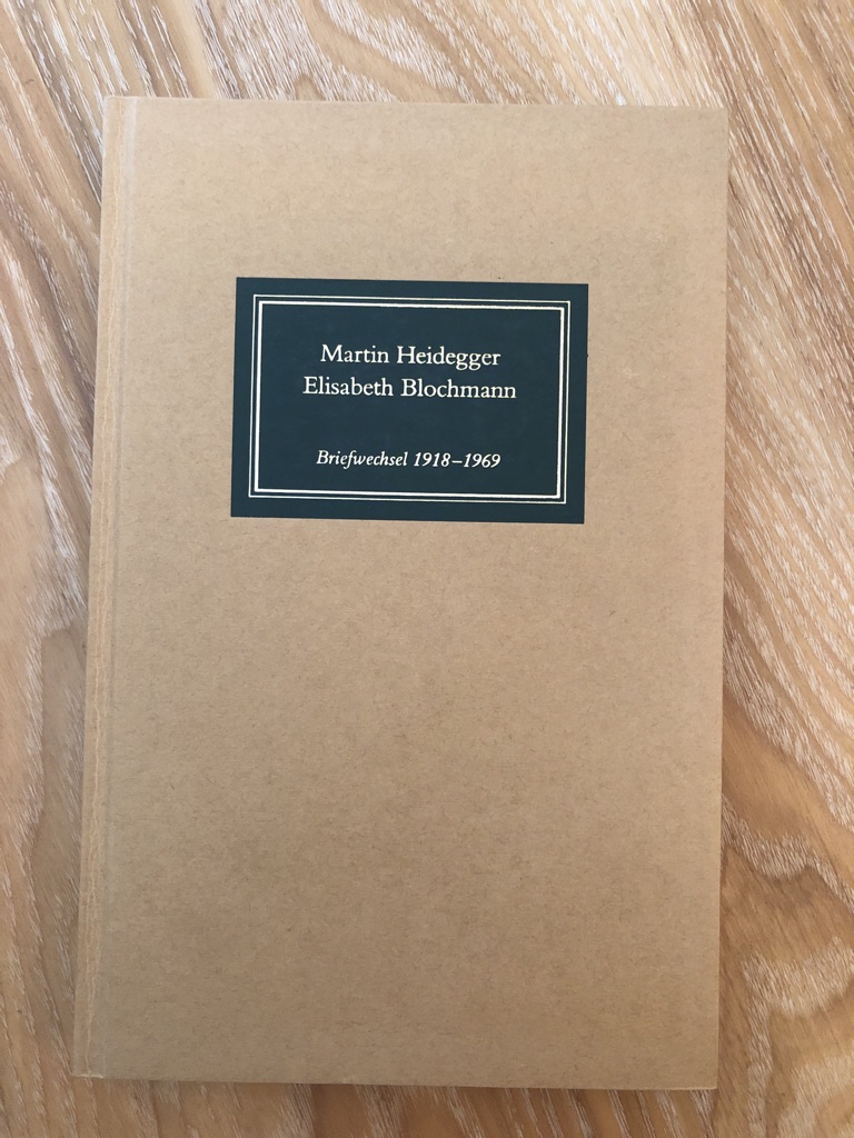 Martin Heidegger Elisabeth Blochmann. Briefwechsel. 1918-1969 (Marbacher Schriften) Marbacher Schriften 33 - Storck, Joachim W