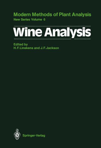 Wine Analysis - Hans-Ferdinand Linskens