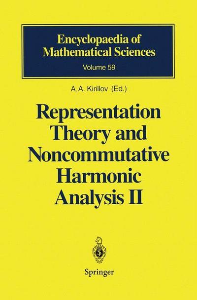 Representation Theory and Noncommutative Harmonic Analysis II : Homogeneous Spaces, Representations and Special Functions - A. A. Kirillov