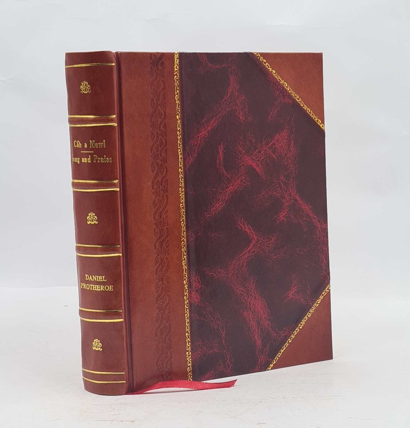 a?n a mawl, song and praise : the hymnal of the Calvinistic Methodist Church of the United States of America. 1918 [Leather Bound] Protheroe, Daniel