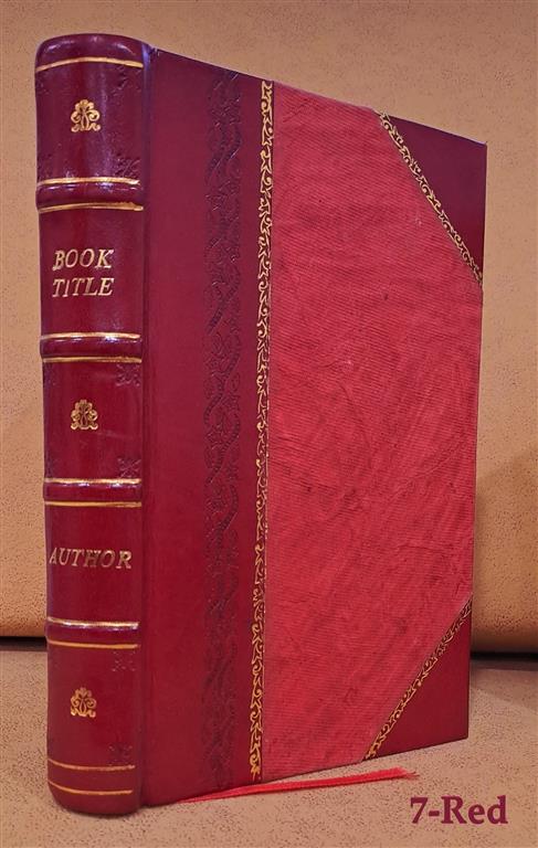 Elements of the Jewish and Muhammadan calendars : with rules and tables and explanatory notes on the Julian and Gregorian calendars 1901 [LEATHER BOUND] - Burnaby, Sherrard Beaumont