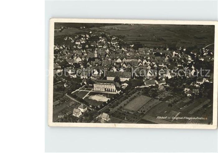 Postkarte Carte Postale Altdorf Nürnberg Fliegeraufnahme: Manuscript ...