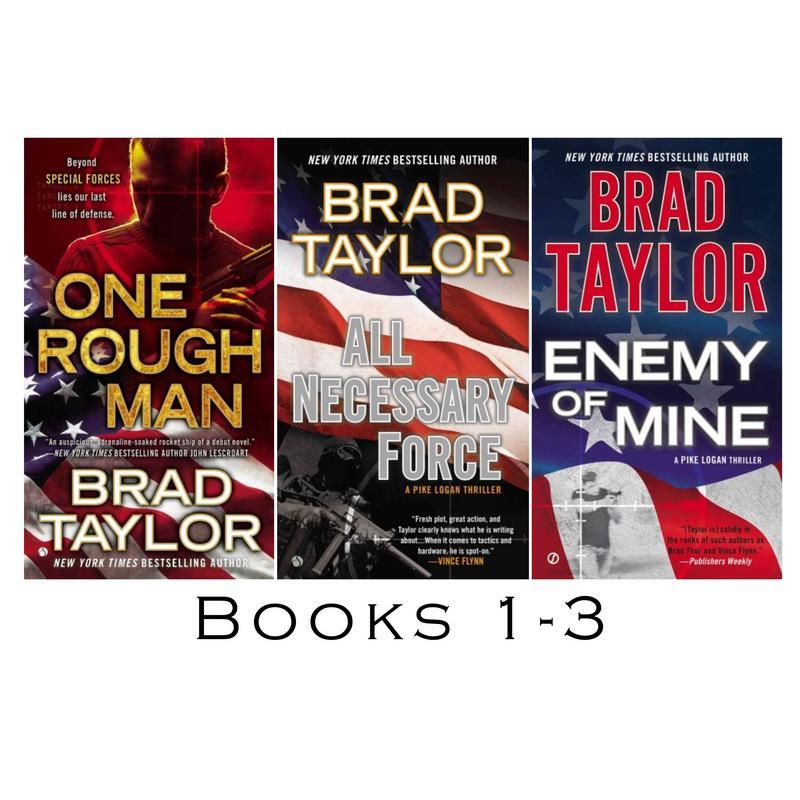 PIKE LOGAN Military Thriller Series by Brad Taylor Paperback Set of