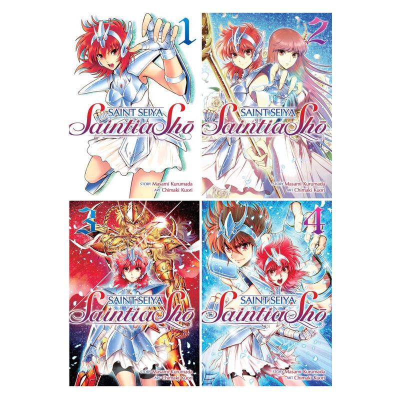 Saint Seiya: Saintia Sho MANGA Series by Masami Kurumada Set of Book Volumes 1-4 by Kuori