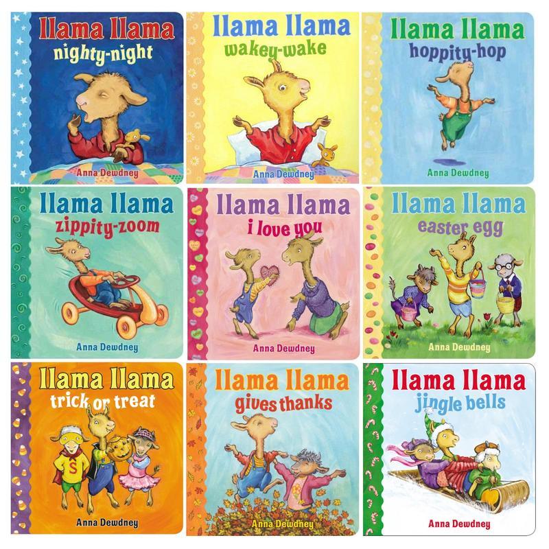 Llama Llama Series by Anna Dewdney BOARD BOOK Assortment Collection Set of 9 by Dewdney, Anna: New | Lakeside Books