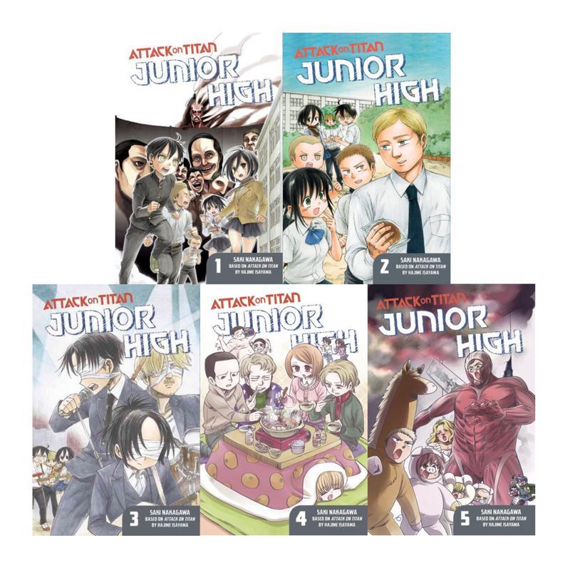 Attack on Titan Manga Volumes 1-5