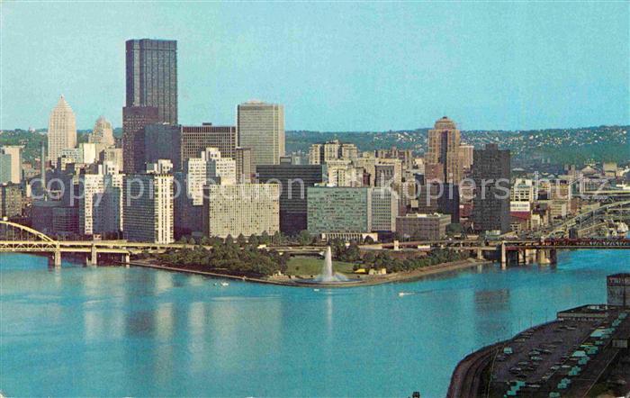 Point View Pa Postkarte Carte Postale Pittsburg Pennsylvania Point State Park ...