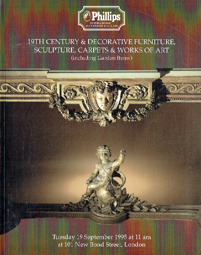 Phillips September 1995 19th Century & Decorative Furniture, Sculpture, Carpets Phillips [Satisfaisant]
