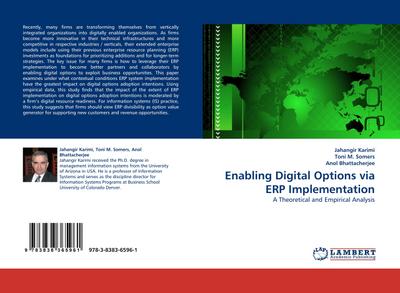 Enabling Digital Options via ERP Implementation : A Theoretical and Empirical Analysis - Jahangir Karimi