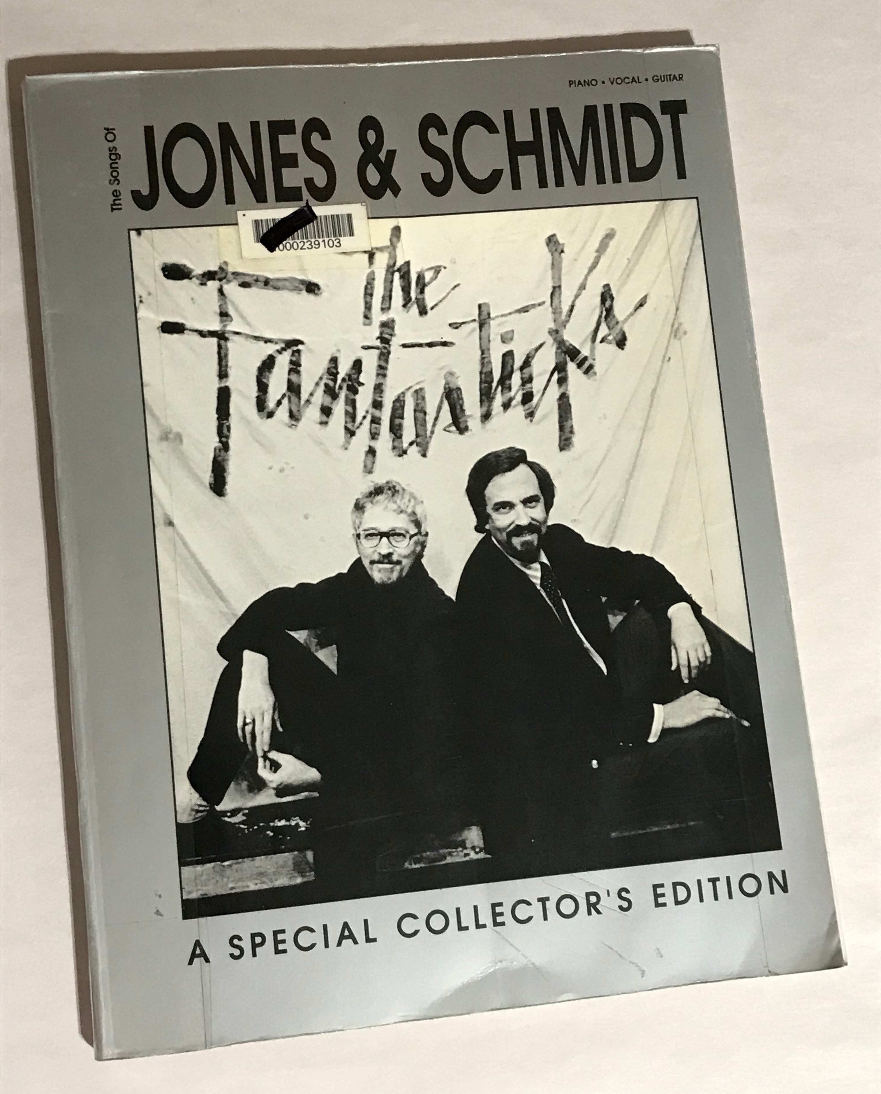 The Songs Of Jones and Schmidt (a Special Collector's Edition) (Piano/Vocal/Guitar) - Tom Jones; Harvey Schmidt