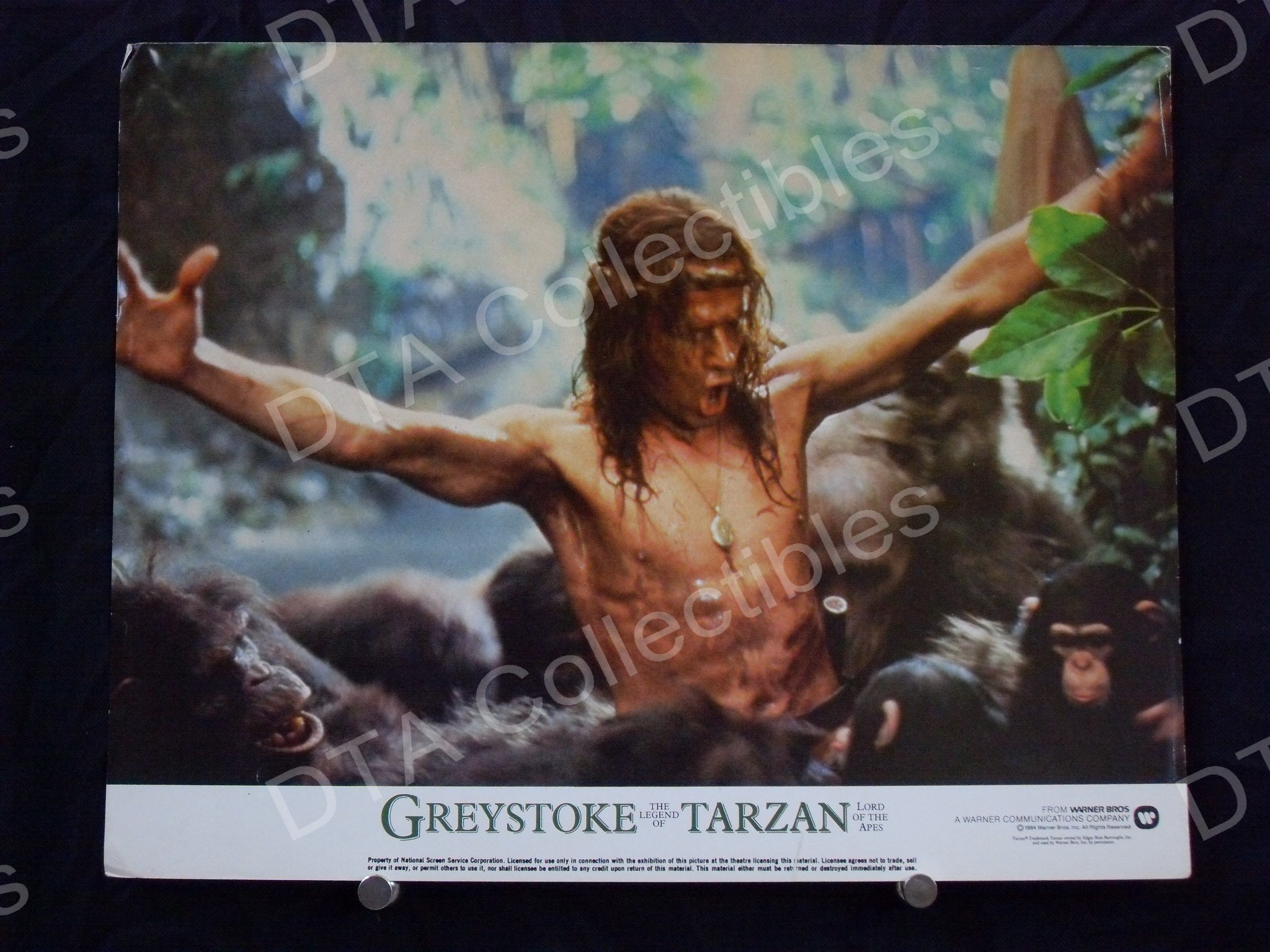 Greystoke The Legend Of Tarzan Lord Of The Apes 1984 Vg Very Good Softcover Paperback 1984