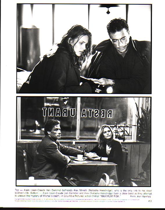 JEAN-CLAUDE VAN DAMME MAXIMUM RISK #3 8x10 STILL FN: (1996) Comic | DTA ...