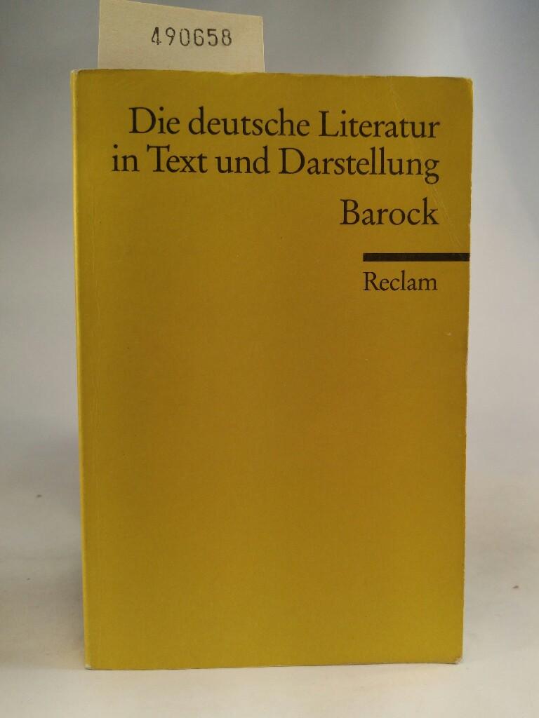 Die deutsche Literatur in Text und Darstellung. Barock. Barock - Fischetti, Renate