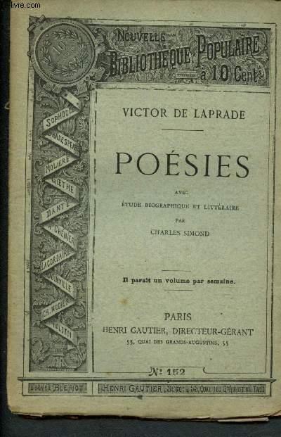 Nouvelle bibliothèque populaire n°152 : Poésies avec Etude biographique ...