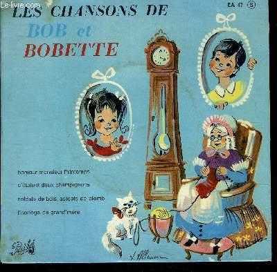disque 45t // Les chansons de Bob et Bobette by Lisette Jambel et Jean ...