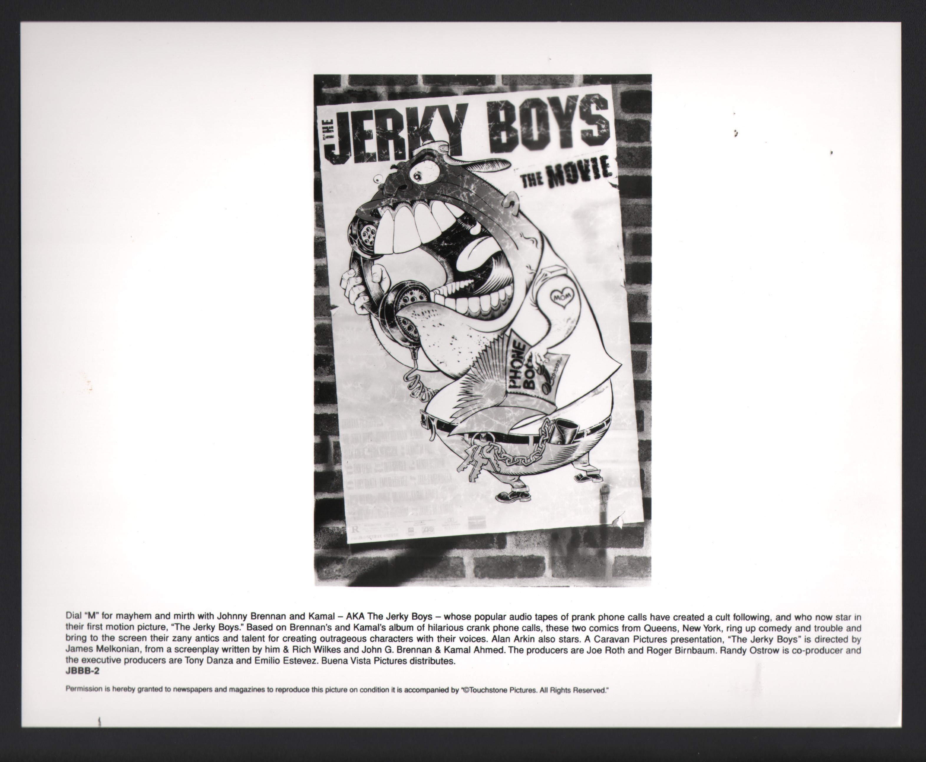 Jerky BoysB&WStill Photograph DTA Collectibles