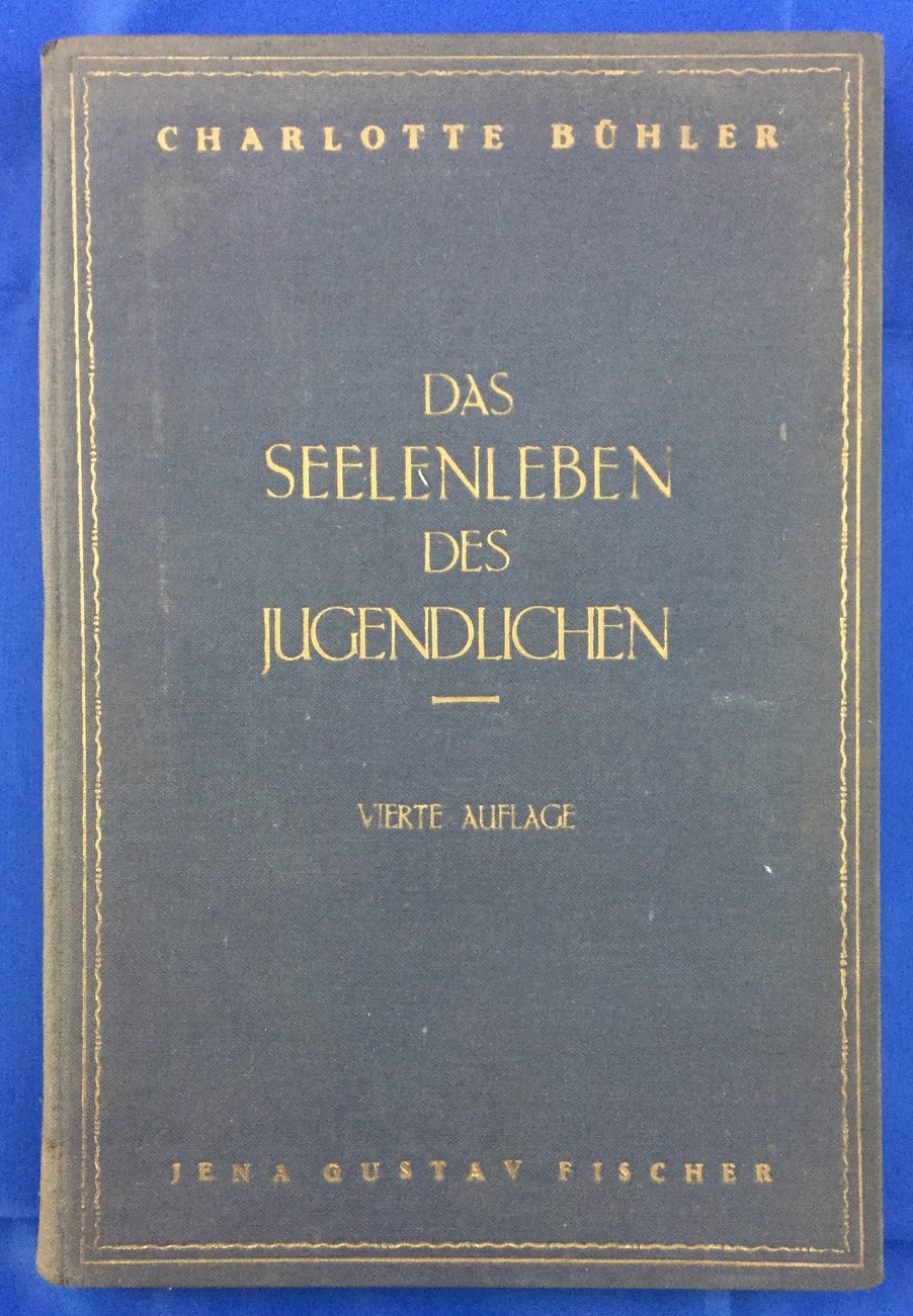 Das seelenleben des jugendlichen - Charlotte Bühler