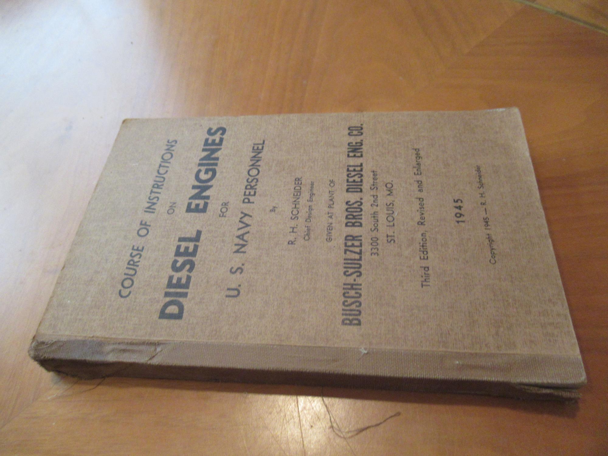 Course Of Instructions On Diesel Engines For U. S. Navy Personnel