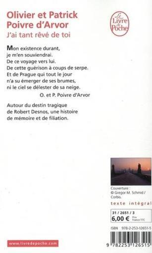 j'ai tant rêvé de toi - Poivre D'Arvor, Olivier ; Poivre D'Arvor, Patrick