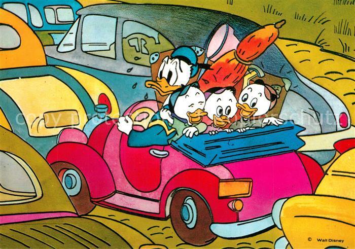 Carte Postale Walt Donald Duck Tick Trick und Auto: Manuscript&nbsp;/&nbsp;Paper&nbsp;Collectible | Versandhandel
