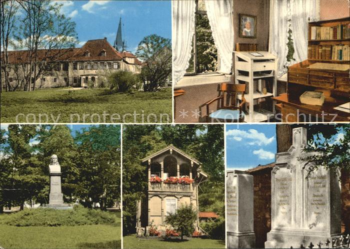 Postkarte Carte Postale Coburg Neuses Friedrich Rückert Museum