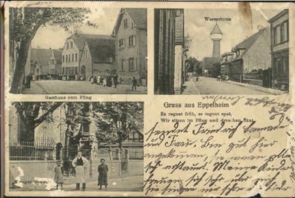 Postkarte Carte Postale 40176212 Eppelheim Eppelheim Gasthaus Pflug ...