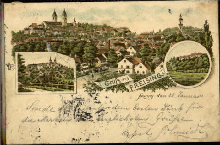 Postkarte Carte Postale 40201099 Freising Freising x 1897 Freising ...
