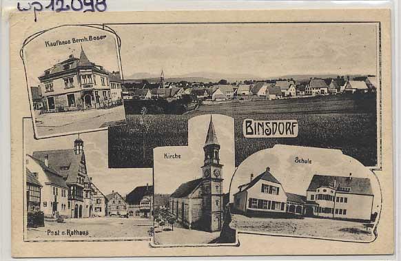 Postkarte Carte Postale 40297401 Binsdorf Binsdorf Kaufhaus Geislingen ...