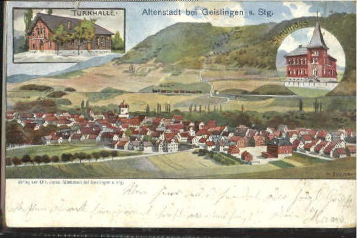 Postkarte Carte Postale 40459659 Altenstadt Geislingen Steige Schule ...