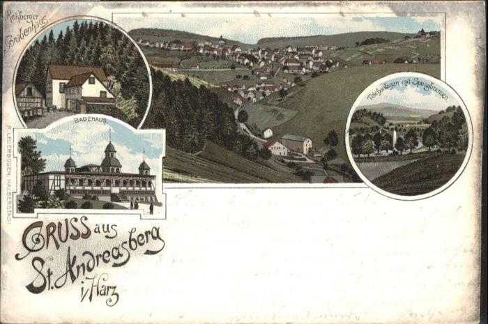 Postkarte Carte Postale 40878228 St Andreasberg Harz St Andreasberg ...