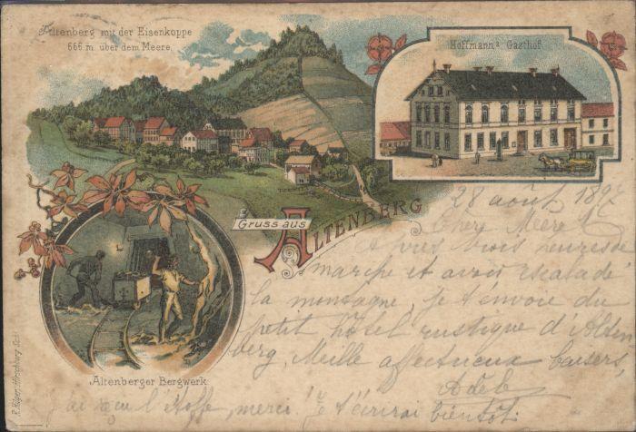 Postkarte Carte Postale 40916493 Altenberg Erzgebirge Altenberg Gasthof ...
