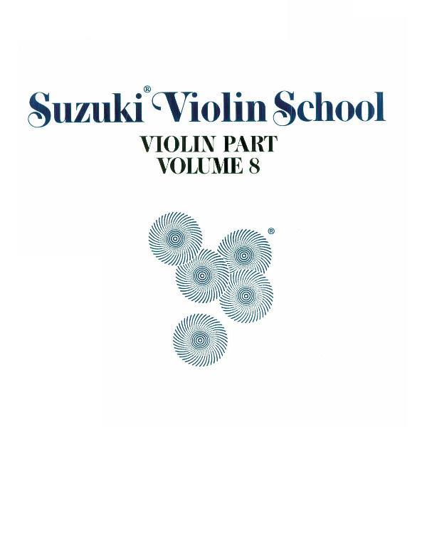 SUZUKI - Escuela 8º para Violin - SUZUKI