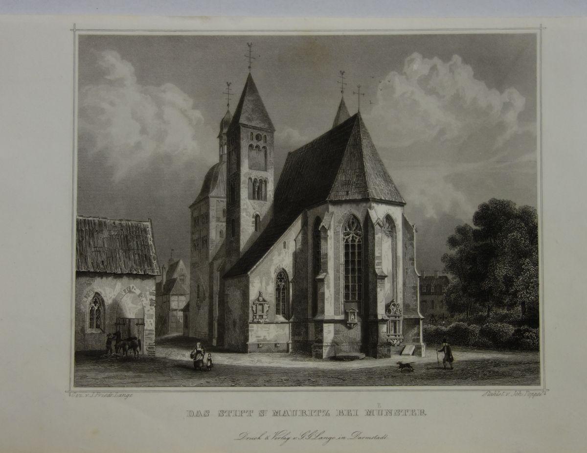 Das Stift St. Mauritz bei Münster. by Münster in Westfalen: Art / Print ...