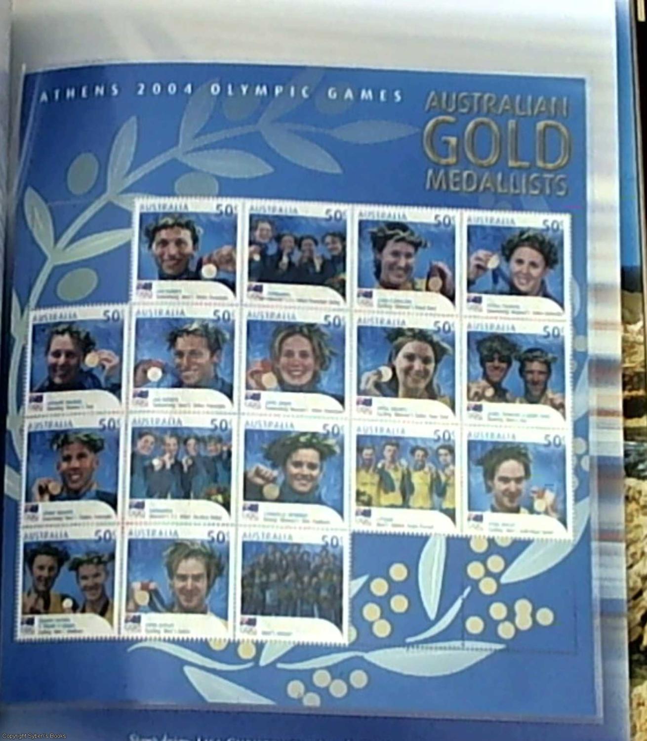 Collection of 2004 Australian Post Year Book Album with Stamps Deluxe