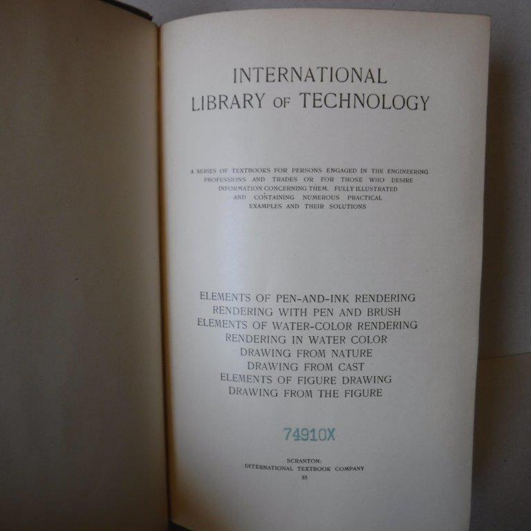 International Library of Technology - Elements of Pen-and-Ink Rendering ...