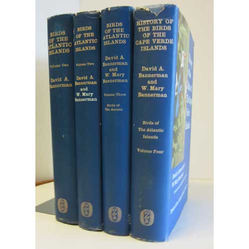 Birds of the Atlantic Islands. Four Volume Set. - BANNERMAN, David A. and W. Mary