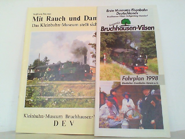 Mit Rauch und Dampf : das Kleinbahn-Museum stellt sich vor. Wolfram Bäumer. Kleinbahn-Museum Bruchhausen-Vilsen, DEV / Deutscher Eisenbahn-Verein: DEV-Bücherei Nr. 1. - Bäumer, Wolfram