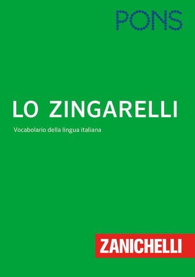 PONS Lo Zingarelli: Vocabolario della lingua italiana : Vocabolario della lingua Italiana