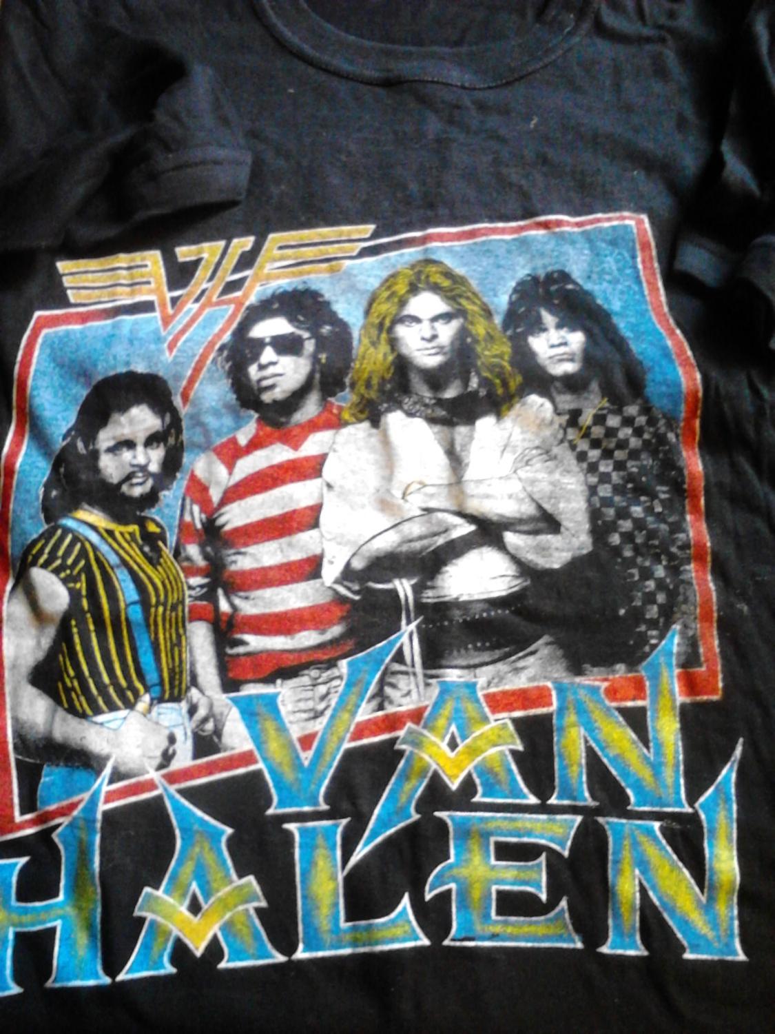 van halen 1982 tour shirt