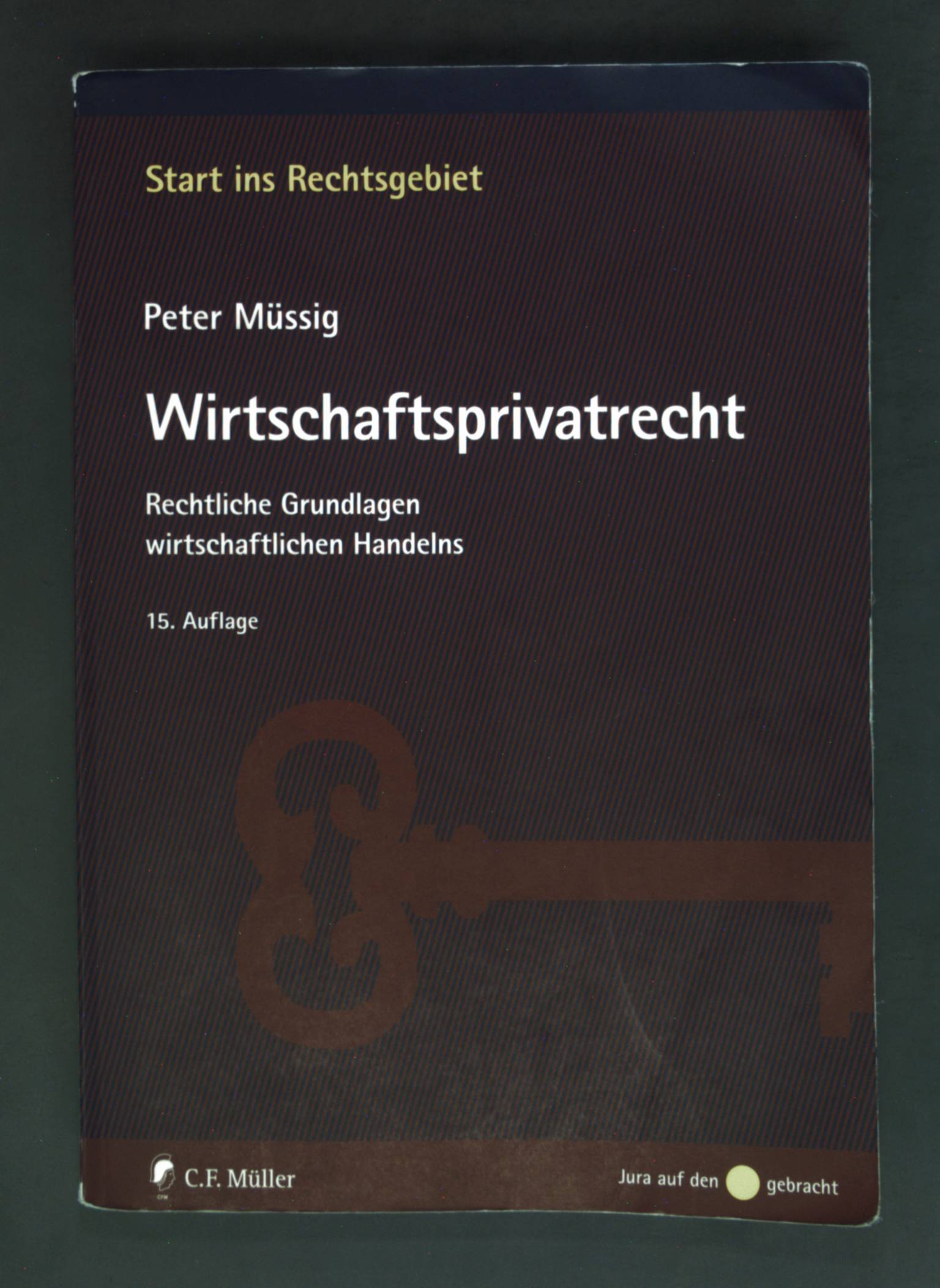 Wirtschaftsprivatrecht : rechtliche Grundlagen wirtschaftlichen Handelns. Start ins Rechtsgebiet; Jura auf den Punkt gebracht - Müssig, Peter