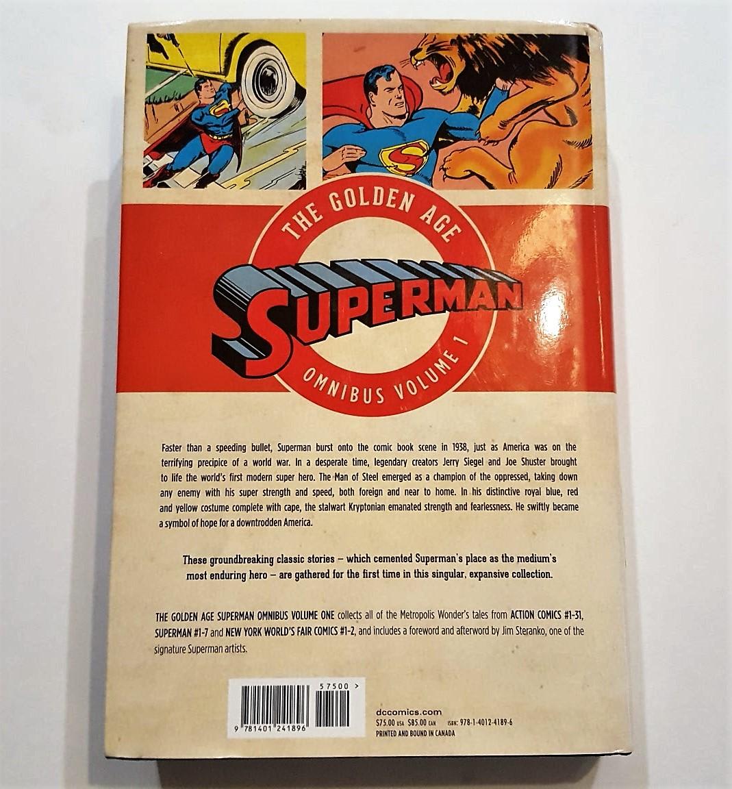 Superman the Golden Age Omnibus Vol. 1 by Siegel, Jerry Fine in fine dust jacket. Hard cover