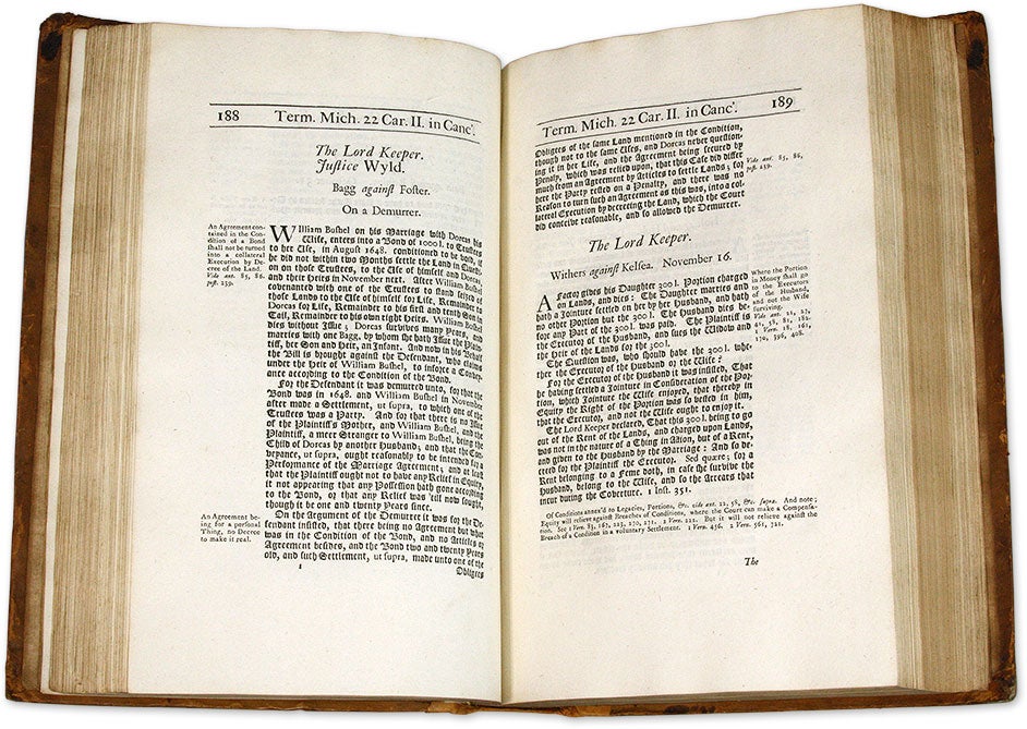 Cases Argued and Decreed in the High Court of Chancery Bound with by Cases Argued and Decreed in the High Court of Chancery Bound with by
