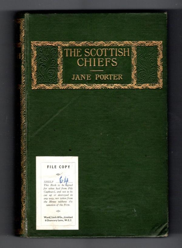 The Scottish Chiefs by Jane Porter (File Copy) Jane Porter [Good] [Hardcover]